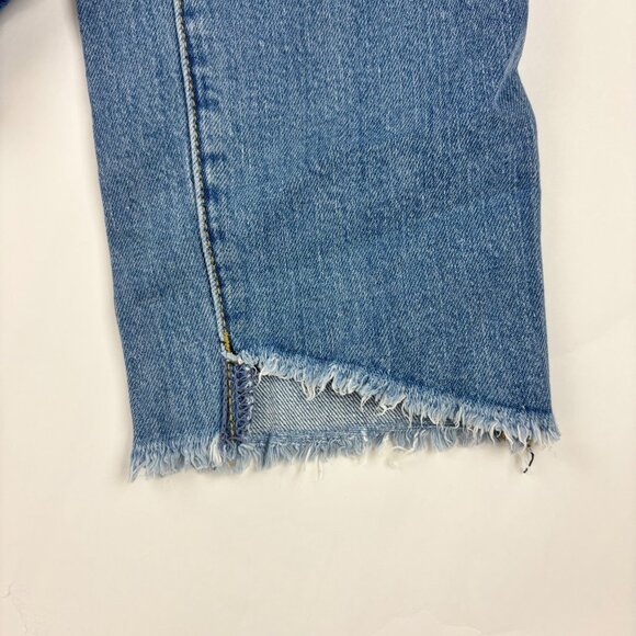 Universal Thread High Rise Straight Leg Jeans Womens 8/29R Distressed Frayed Hem - Picture 5 of 11